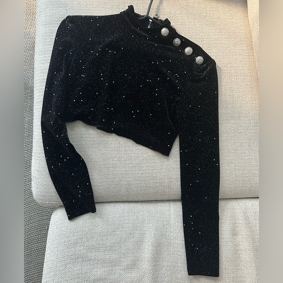 Balmain cropped top - Picture 2 of 7